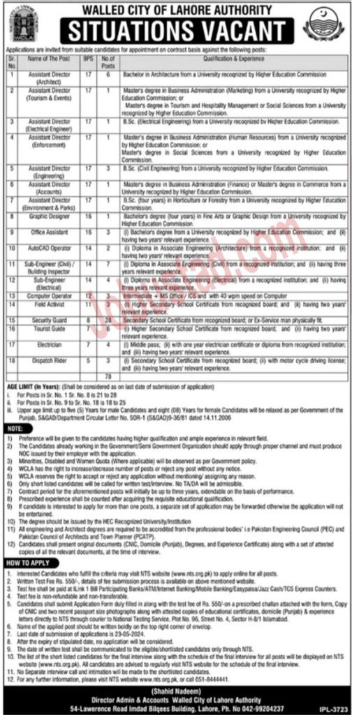 New WCLA Jobs May 2024