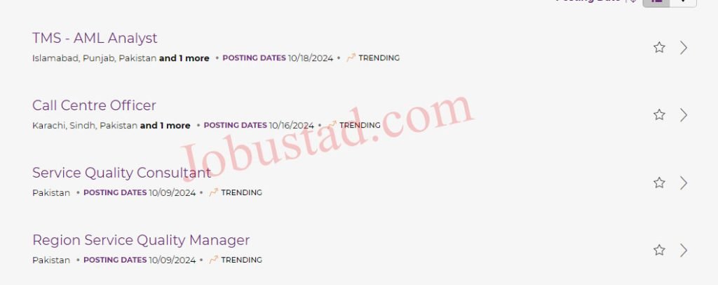 New Meezan Bank of Pakistan Jobs in Punjab October 2024