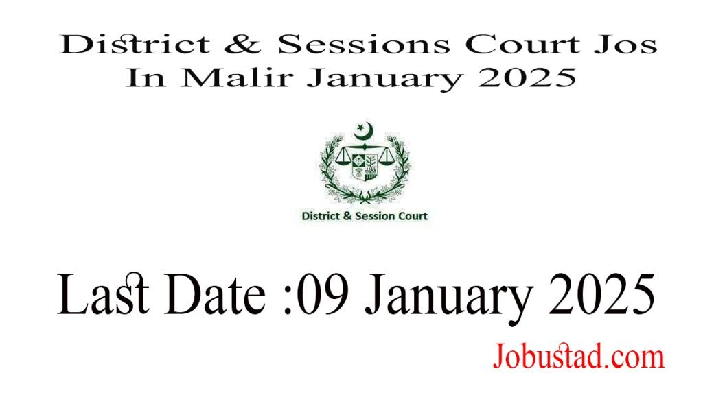 District & Sessions Court Jos In Malir January 2025