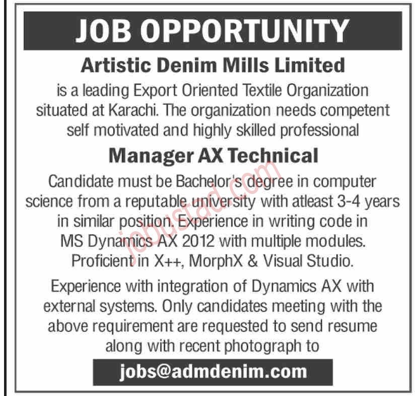 Manager Jobs in Karachi December 2024
