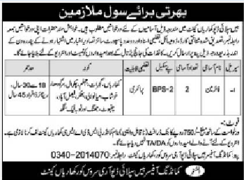 Fireman Jobs in Kharian Cantt December 2024 Application Form