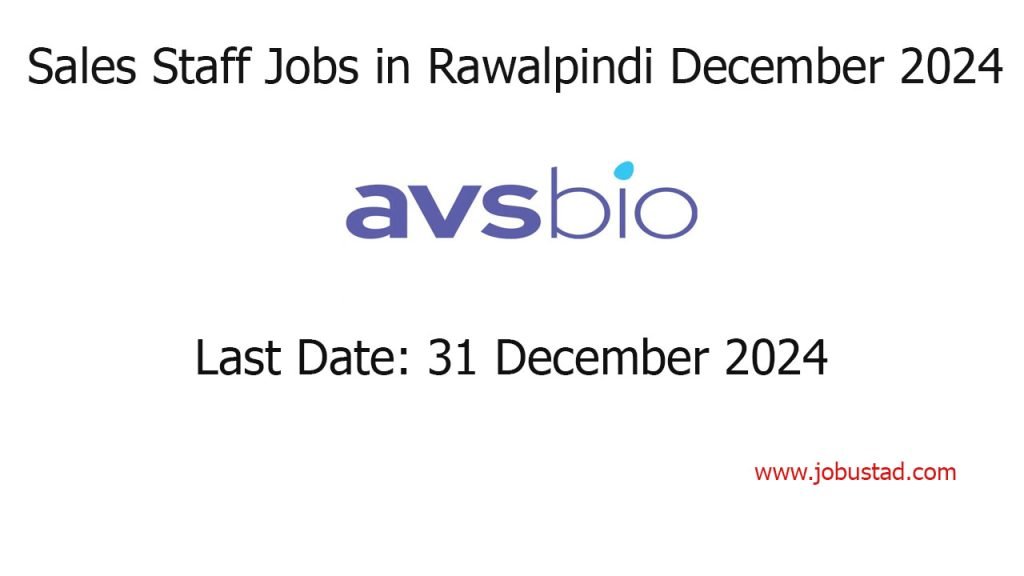 Sales Staff Jobs in Rawalpindi December 2024