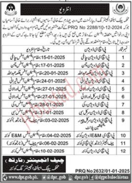 Department of Public Health Engineering Jobs in Quetta
