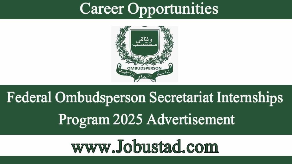 Federal Ombudsperson Secretariat Internships Program 2025