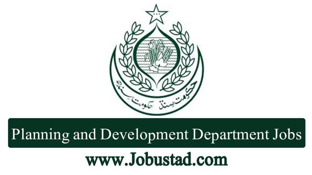 New Planning and Development Department Jobs in Sindh January 2025